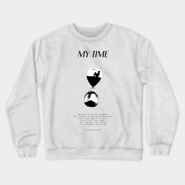 Jungkook - My Time Crewneck Sweatshirt by ZoeDesmedt